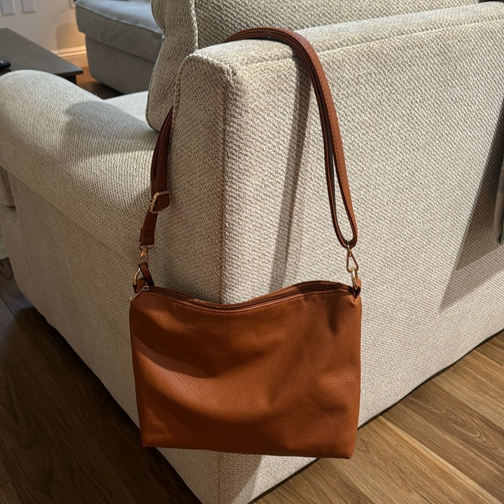 A cute mini brown bag!